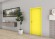 Ламинированные двери Цитрусовый жёлтый U131