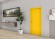 Окрашенные двери Жёлтый бриллиант RAL-1012