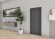 Окрашенные двери Диамант серый RAL-9011