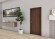 Ламинированные двери Металлик Файнлайн коричневый H3192